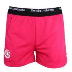 The Indian MaharadjaTech Girls Hockey Short Junior Pink