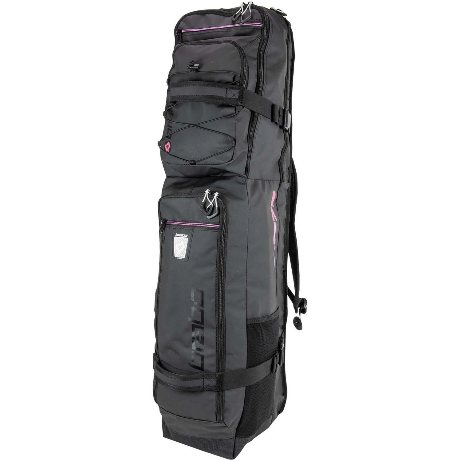 Brabo Elite Hockeytas Black Pink 4 Brabo Elite Hockeytas Black Pink - Afbeelding 2