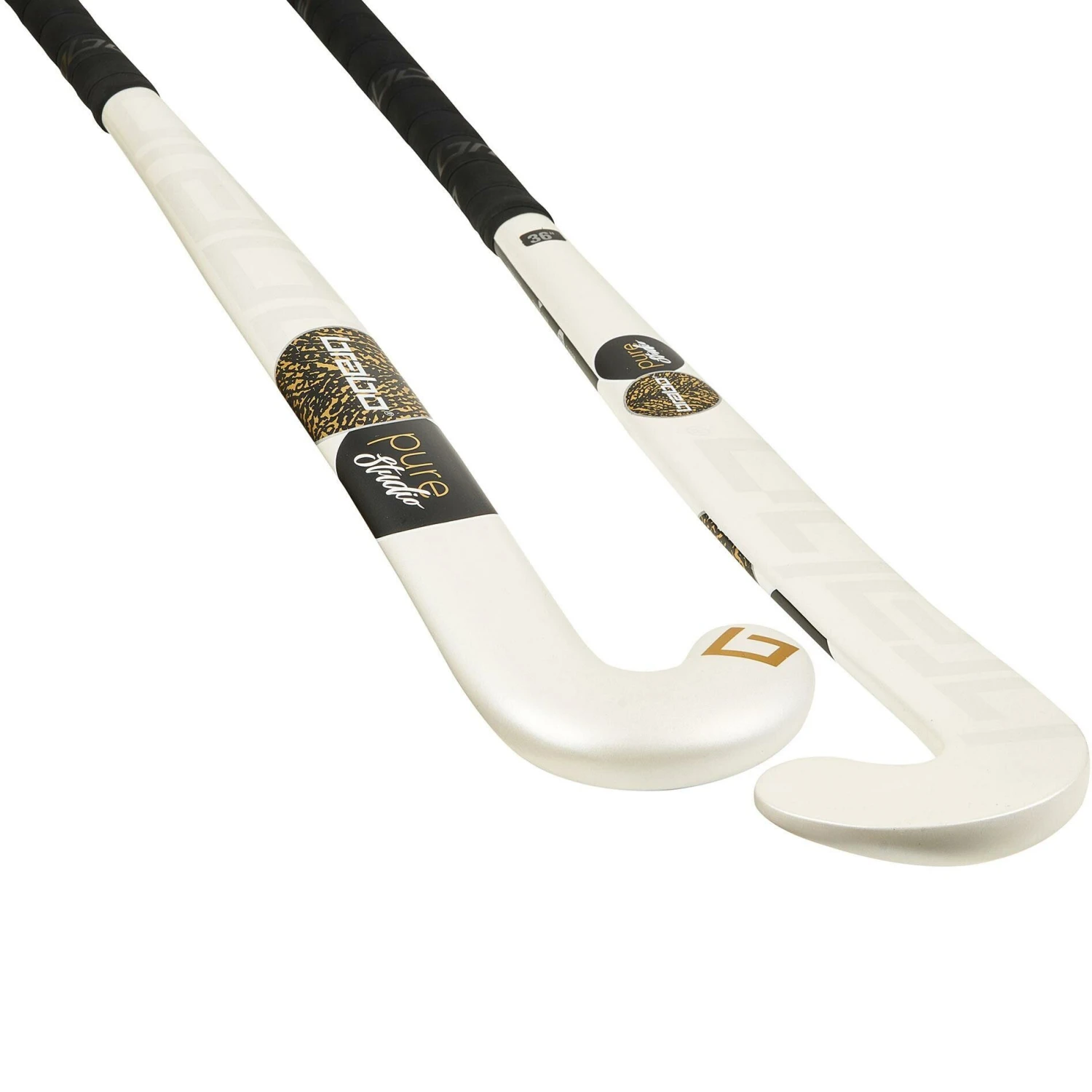 BraboG-Force Pure Studio Leopard Hockeystick Junior Pearl White 8 BraboG-Force Pure Studio Leopard Hockeystick Junior Pearl White - Afbeelding 6