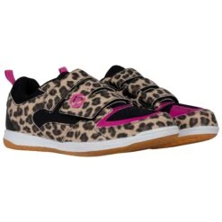 Brabo Velcro Indoor 316.21022 Hockeyschoenen Juniorleopard Pink -Beste Hockey Winkel 129851 505 03 1