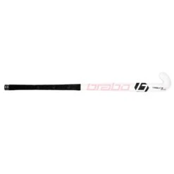 Brabo IT TC-30 Classic Curve Zaalhockeystick Junior White Pink -Beste Hockey Winkel 129957 000 03 2