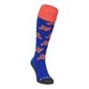 Brabo Fishes Hockeysokken Blue Orange -Beste Hockey Winkel 129980 505 01 1