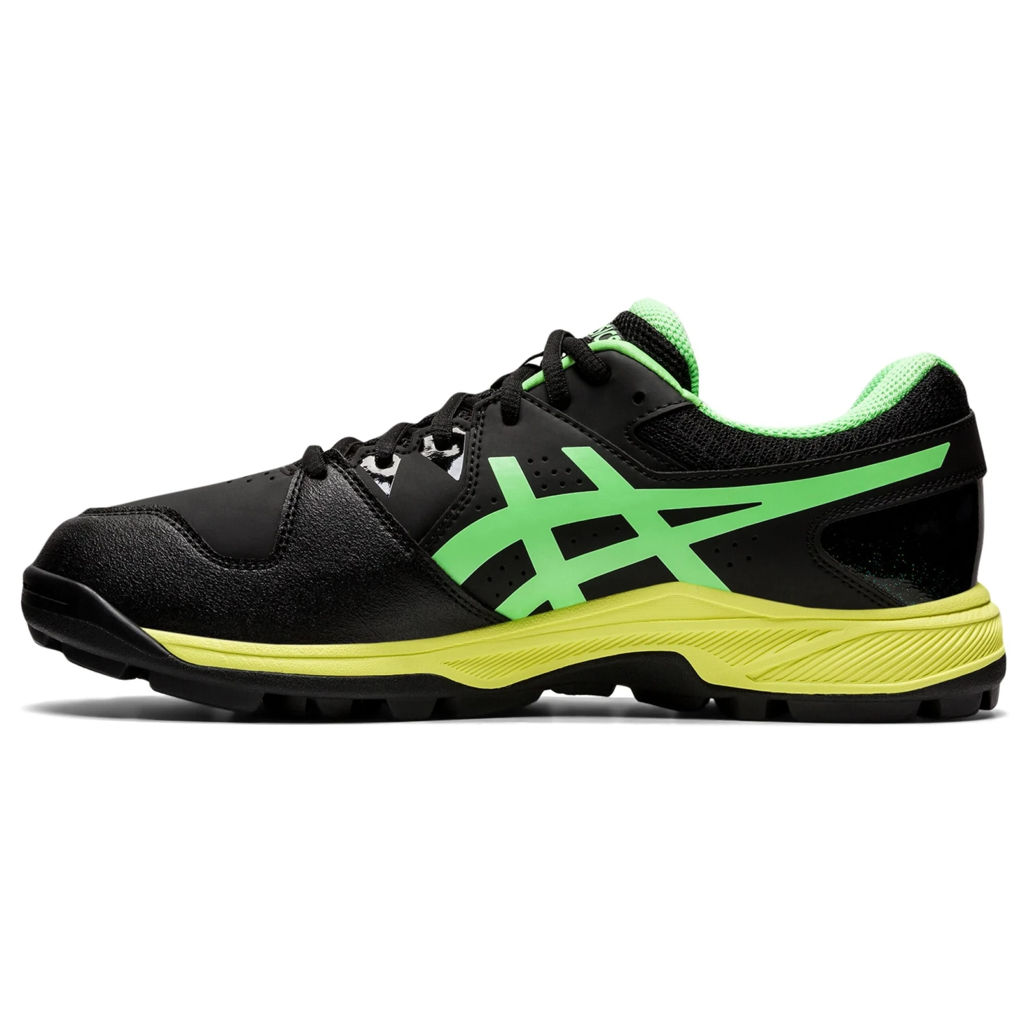 Asics Gel-Peake 1113A023 Hockeyschoenen Heren Blackbright Lime 4 Asics Gel-Peake 1113A023 Hockeyschoenen Heren Blackbright Lime - Afbeelding 2
