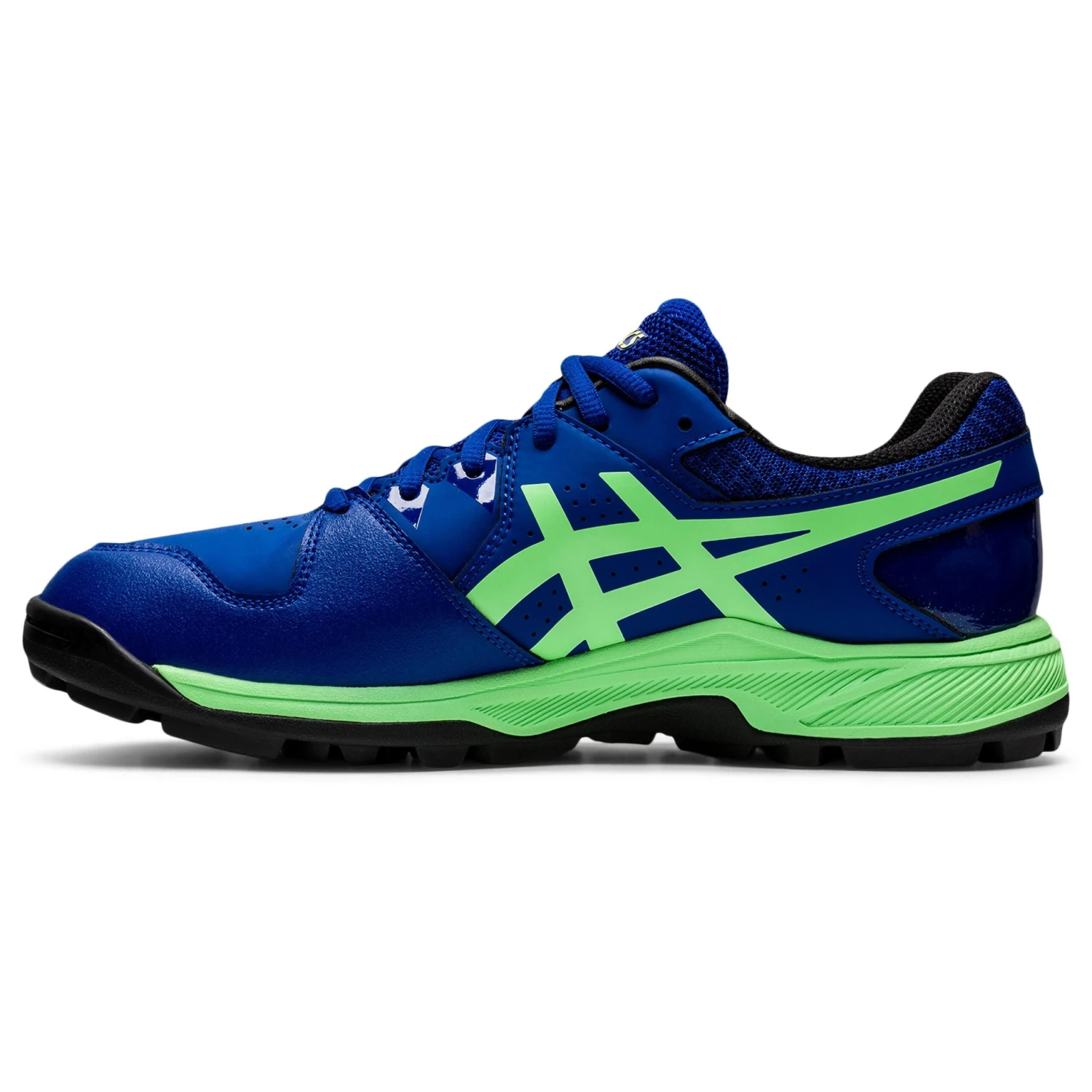 Asics Gel-Peake 1113A023 Hockeyschoenen Heren Monacoblue Bright Lime 4 Asics Gel-Peake 1113A023 Hockeyschoenen Heren Monacoblue Bright Lime - Afbeelding 2