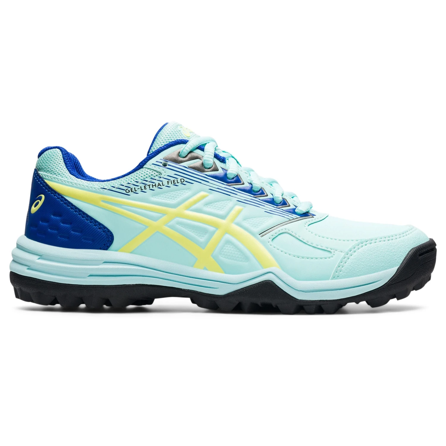 Asics Gel-Lethal Field 1112A039 Hockeyschoenen Damesclear Blue Glow Yellow 3 Asics Gel-Lethal Field 1112A039 Hockeyschoenen Damesclear Blue Glow Yellow
