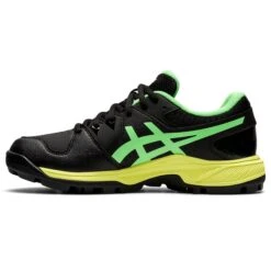 Asics Gel-Peake GS 1114A0165 Hockeyschoenen Juniorblack Bright Lime -Beste Hockey Winkel 130135 990 02