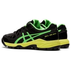 Asics Gel-Peake GS 1114A0165 Hockeyschoenen Juniorblack Bright Lime -Beste Hockey Winkel 130135 990 04