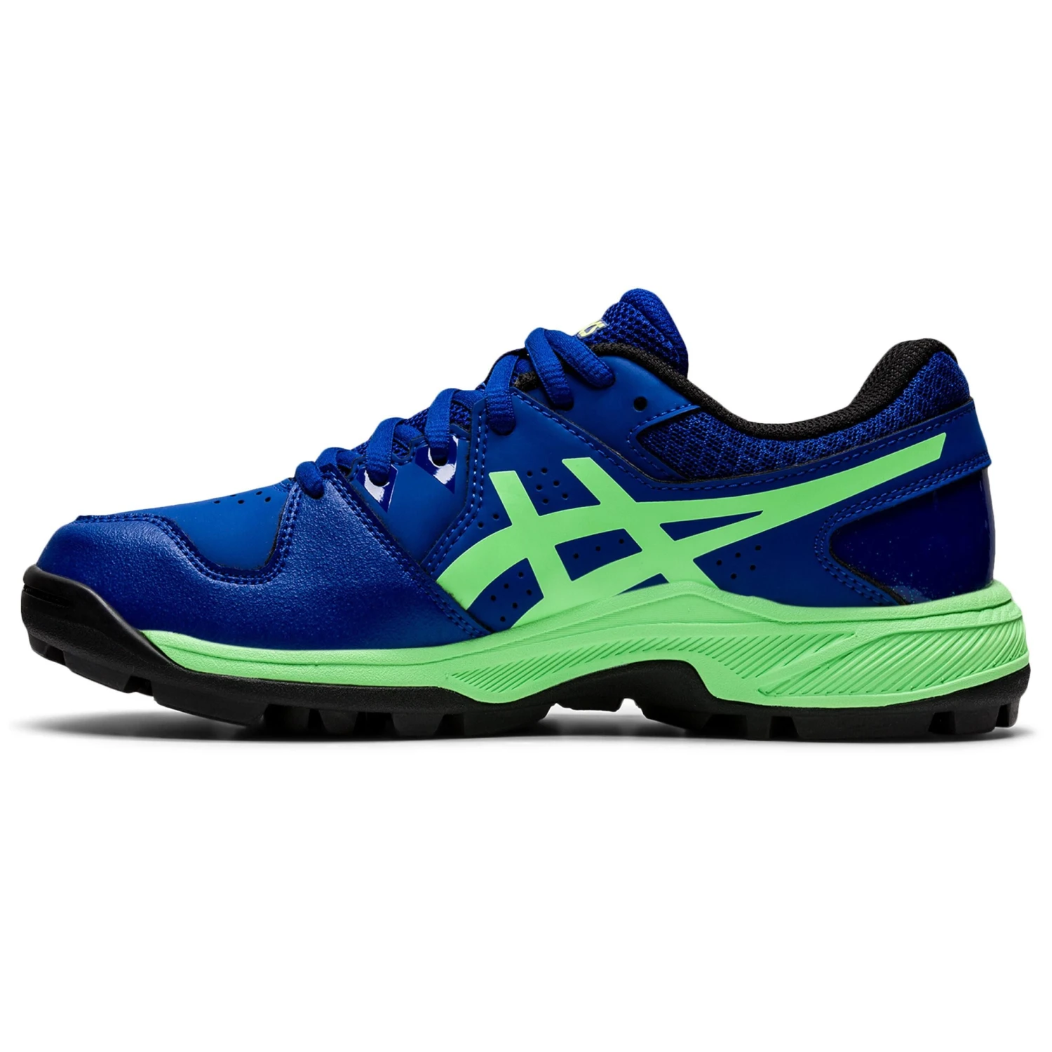 Asics Gel-Peake GS 1114A0165 Hockeyschoenen Juniormonaco Blue Bright Lime 4 Asics Gel-Peake GS 1114A0165 Hockeyschoenen Juniormonaco Blue Bright Lime - Afbeelding 2