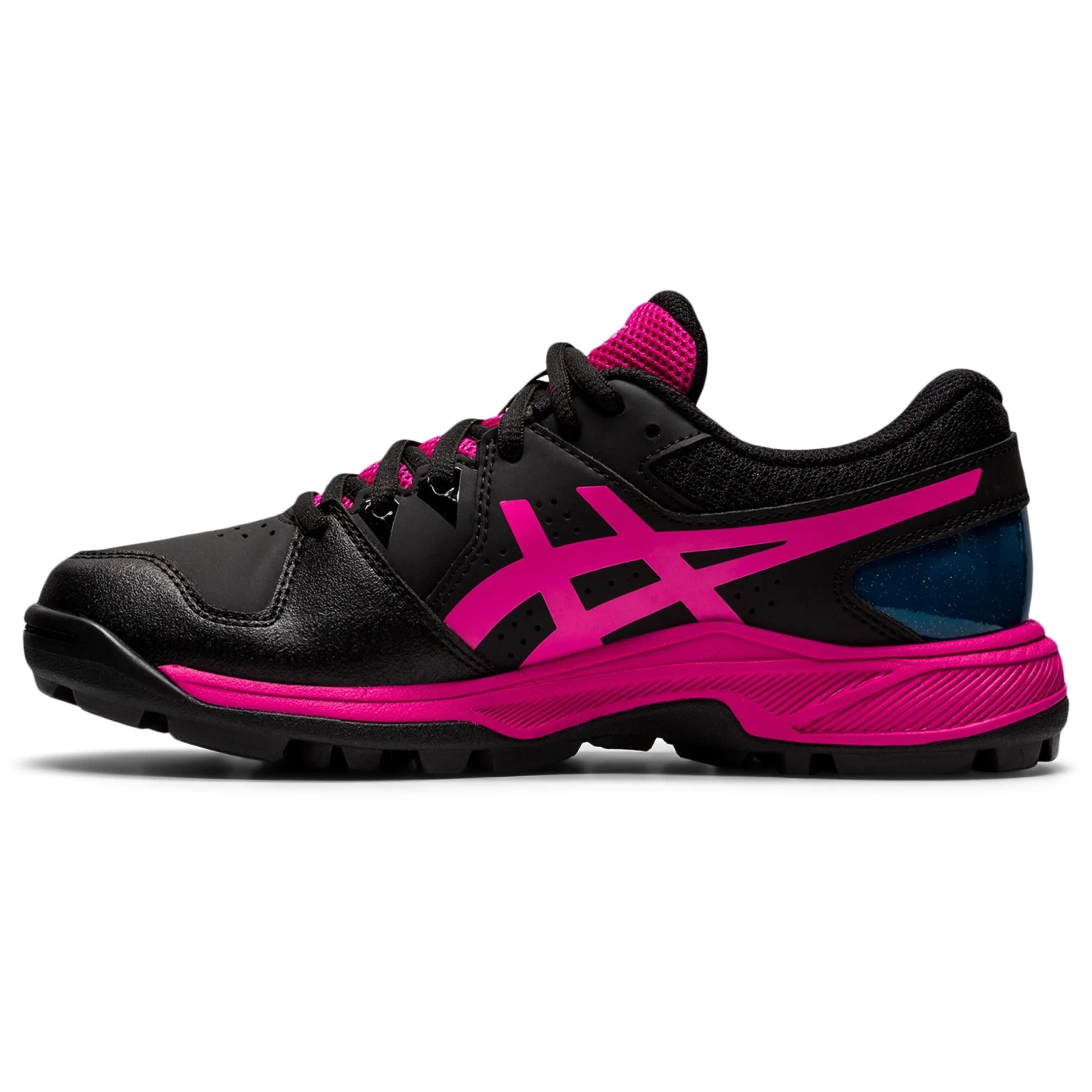 Asics Gel-Peake GS 1114A0165 Hockeyschoenen Juniorblack Pink Rave 4 Asics Gel-Peake GS 1114A0165 Hockeyschoenen Juniorblack Pink Rave - Afbeelding 2