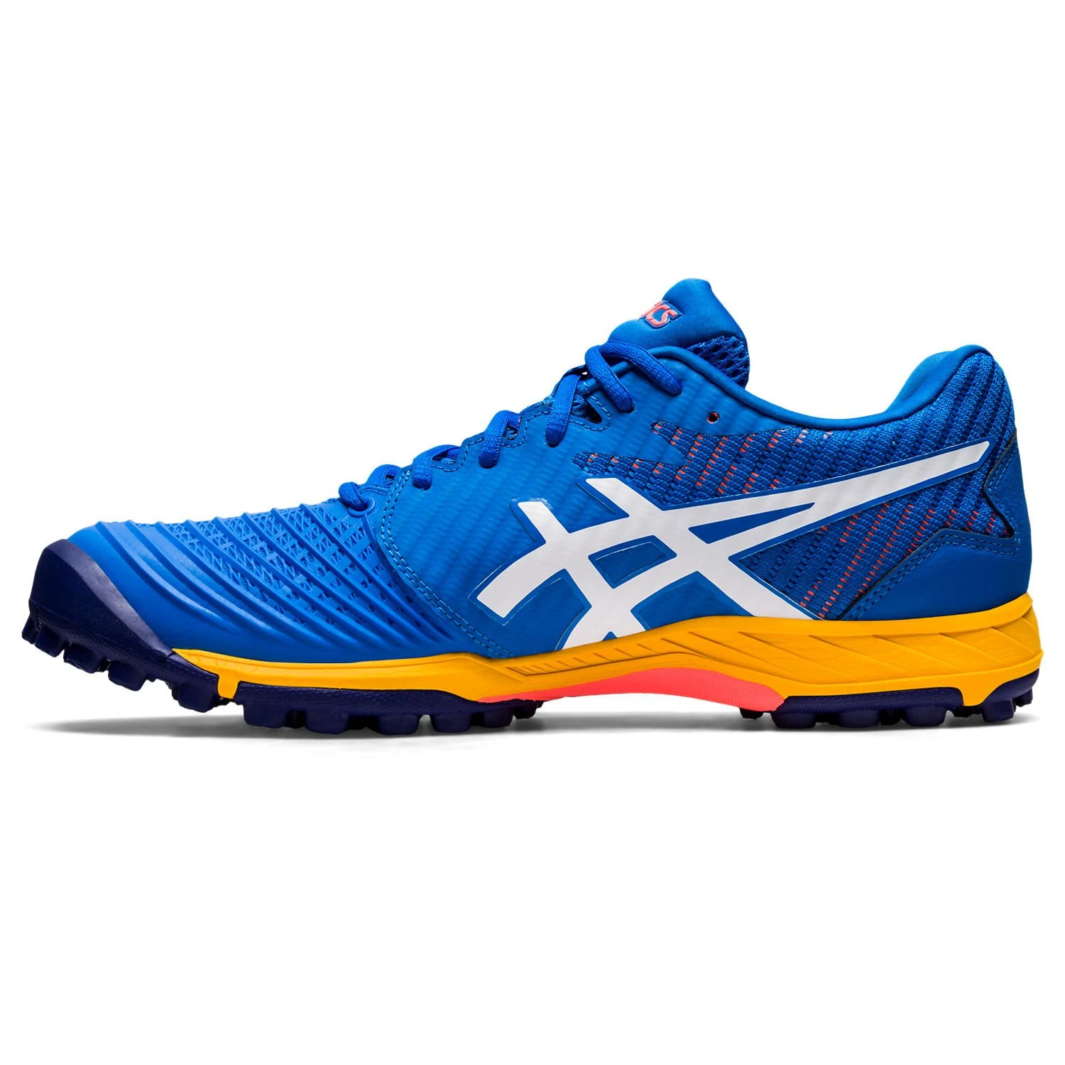 Asics Field Ultimate FF 1111A091 Hockeyschoenen Heren Electric Blue White 4 Asics Field Ultimate FF 1111A091 Hockeyschoenen Heren Electric Blue White - Afbeelding 2