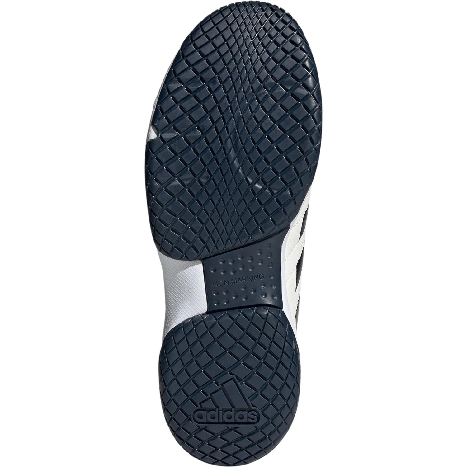 Adidas Ligra 7 Indoor GX3753 Hockeyschoenen Heren Offwhite Team Navy Team Collegiate Red 6 Adidas Ligra 7 Indoor GX3753 Hockeyschoenen Heren Offwhite Team Navy Team Collegiate Red - Afbeelding 4