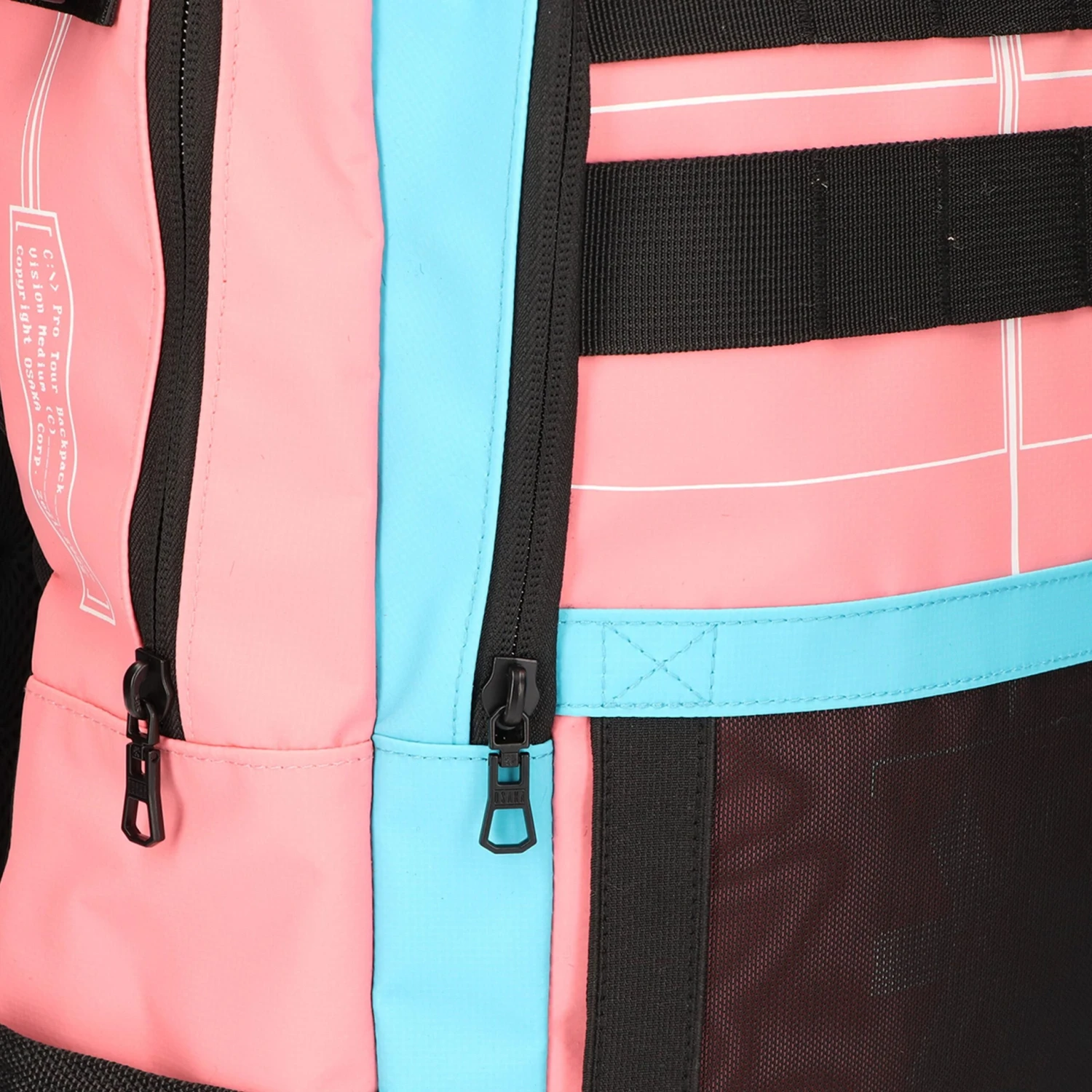 Osaka Pro Tour Large Backpack Hockeytas Aqua Pink Mix 5 Osaka Pro Tour Large Backpack Hockeytas Aqua Pink Mix - Afbeelding 3