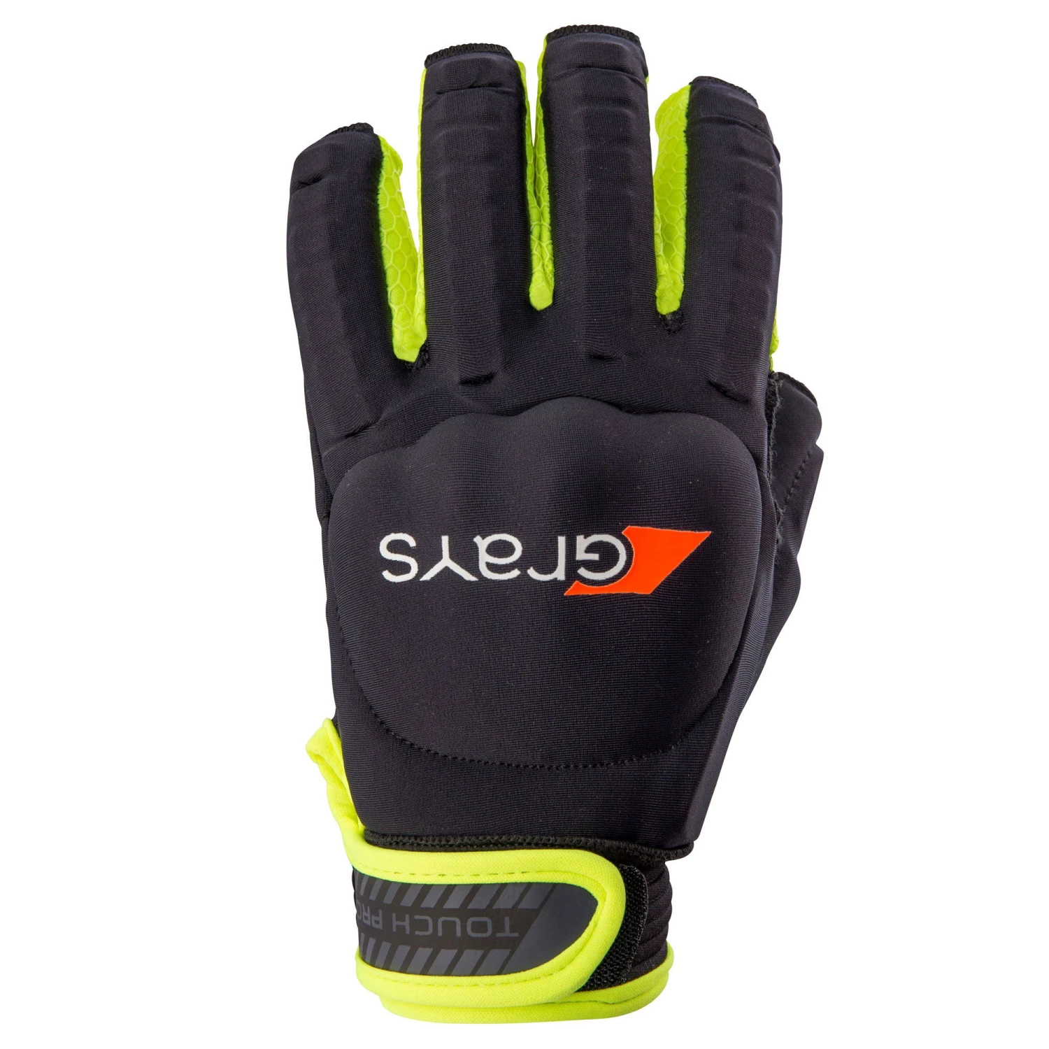 Grays Touch Pro Hockeyhandschoen Black Neon Yellow - L 3 Grays Touch Pro Hockeyhandschoen Black Neon Yellow - L