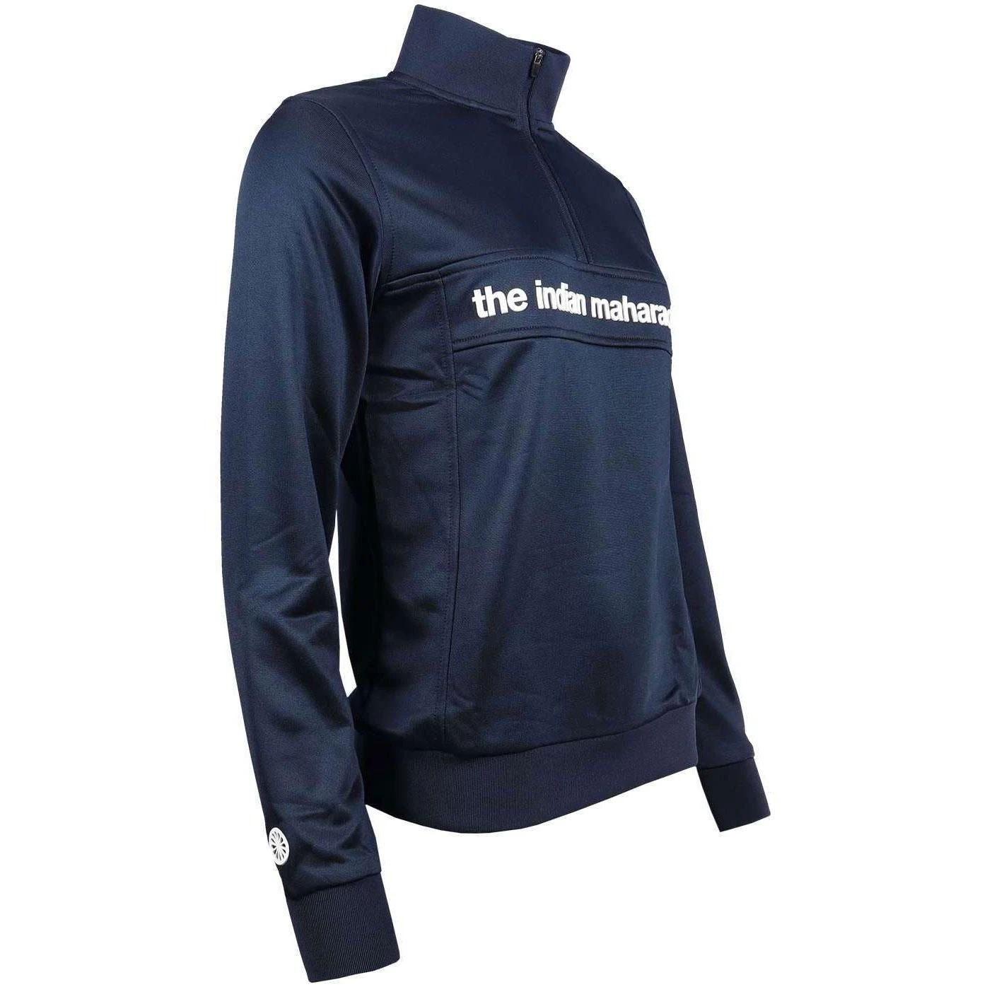 The Indian MaharadjaPoly Terry Half Zip Hockeytrui Dames Navy 5 The Indian MaharadjaPoly Terry Half Zip Hockeytrui Dames Navy - Afbeelding 3