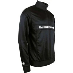 The Indian MaharadjaPoly Terry Half Zip Hockeytrui Junior Black -Beste Hockey Winkel 130782 990 03