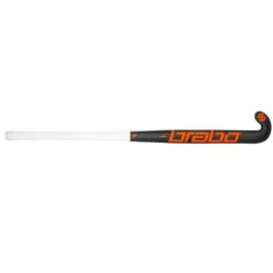 Brabo IT Traditional 70 Extreme Low Bow Zaalhockeystick Black Orange - 36.5 Inch -Beste Hockey Winkel 130933 000 03 1