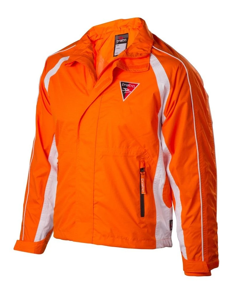 Brabo BC051 Trainingsjack Heren Oranje - M 2 Brabo BC051 Trainingsjack Heren Oranje - M