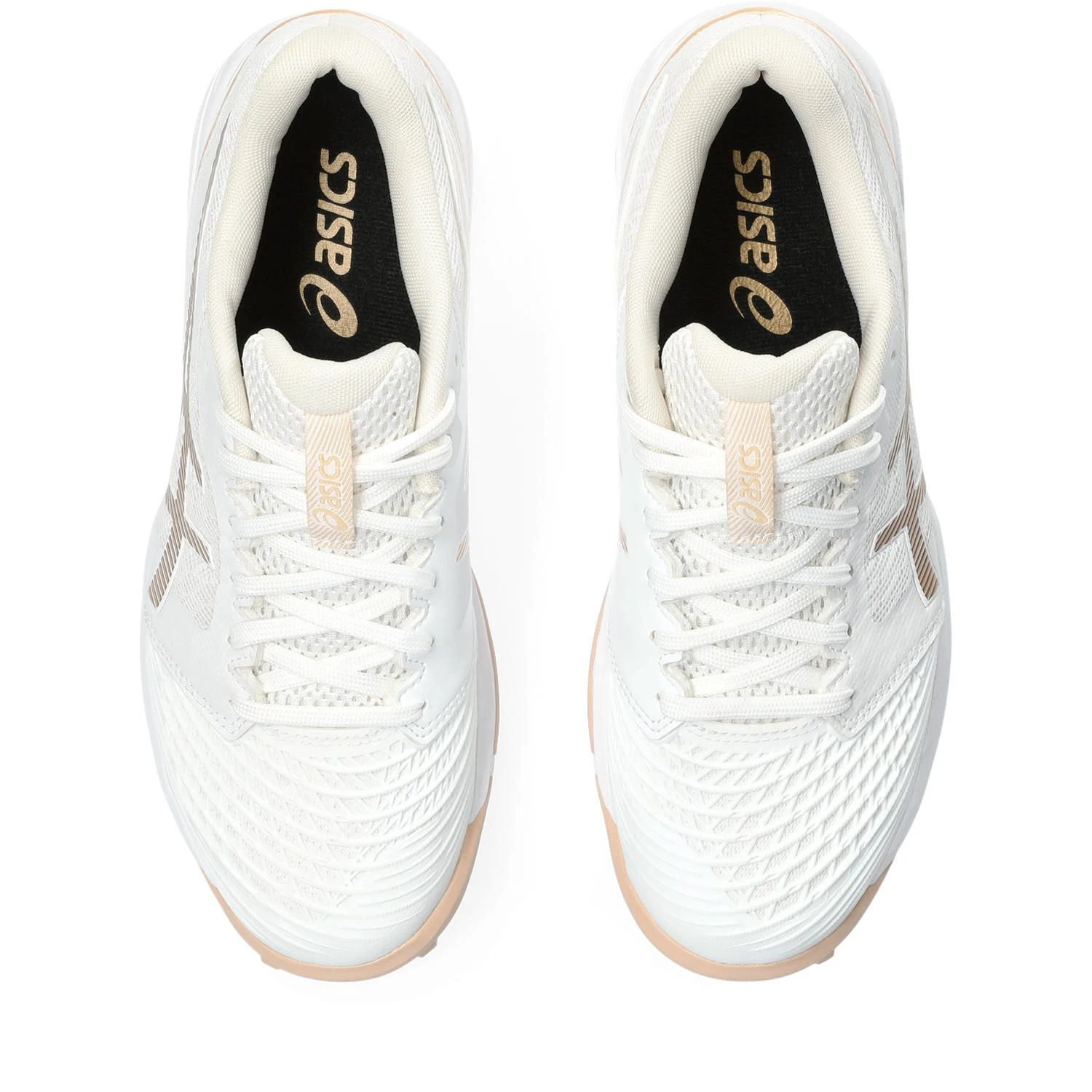 Asics Field Ultimate FF 2 1112A047 Hockeyschoenen Dames White Champagne 6 Asics Field Ultimate FF 2 1112A047 Hockeyschoenen Dames White Champagne - Afbeelding 4